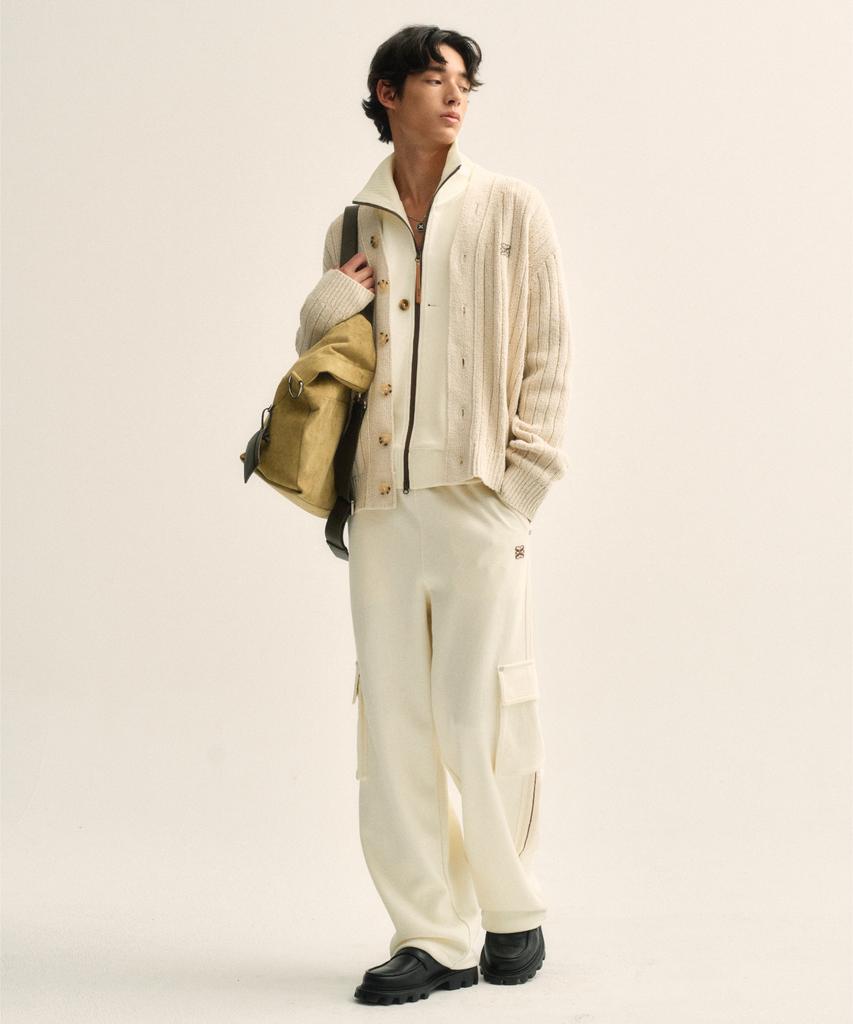 Seteo Roton Cargo Track Pants Resort Cream