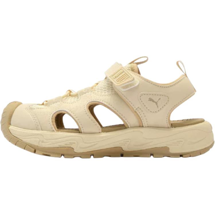 Puma Fun Racer Terra Ps Comfortable Fashion Durable Low Top Kids Sandals Kids Sandals Sandstone-Brown Camel 406339-02