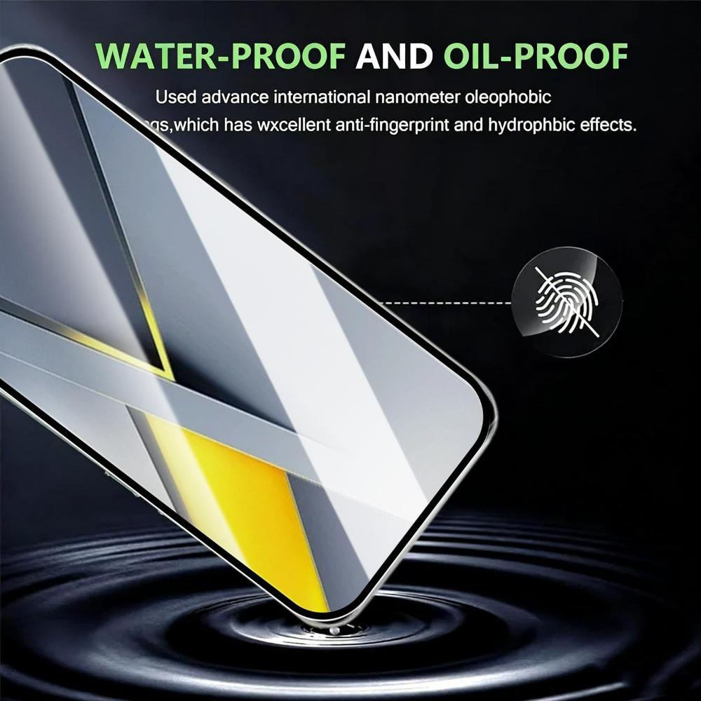 1-4Pcs 9H Tempered Glass Screen Protectors for Xiaomi POCO F8 Pro Full Coverage Protective Glass Films for Xiaomi POCO F8 Ultra