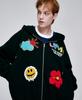 Mister Child Multi-Logo Zip-Up Hoodie Black