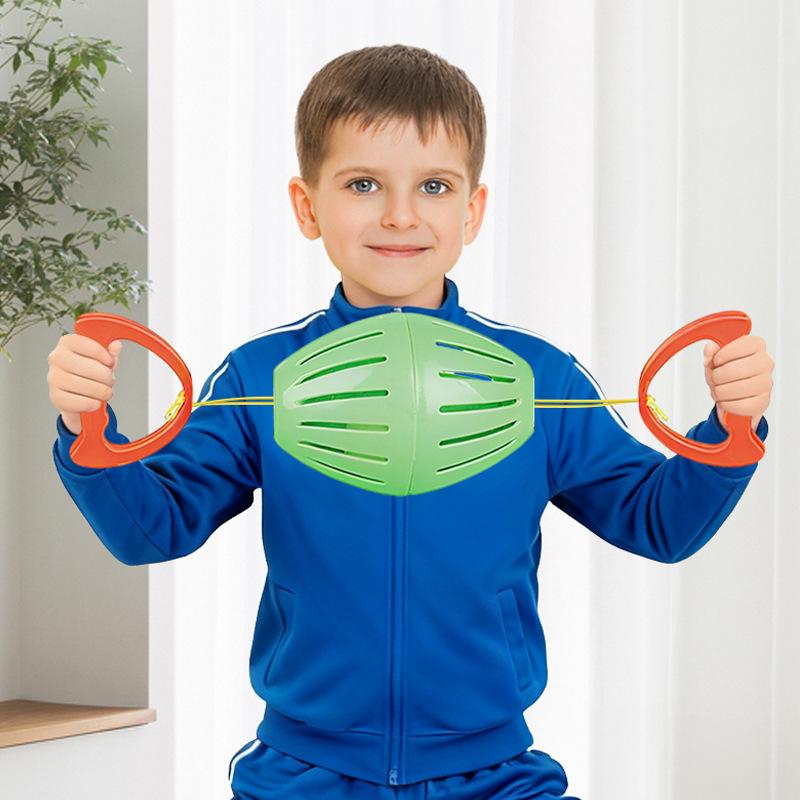 Multifunctional Children's Pull Ball Toy for Indoor/Outdoor Play and Parent-Child Interaction
