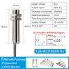 ZHICAN IP67 waterproof M12 high sensitivity long distance inductive proximity switch sensor three wire metal detection sensor