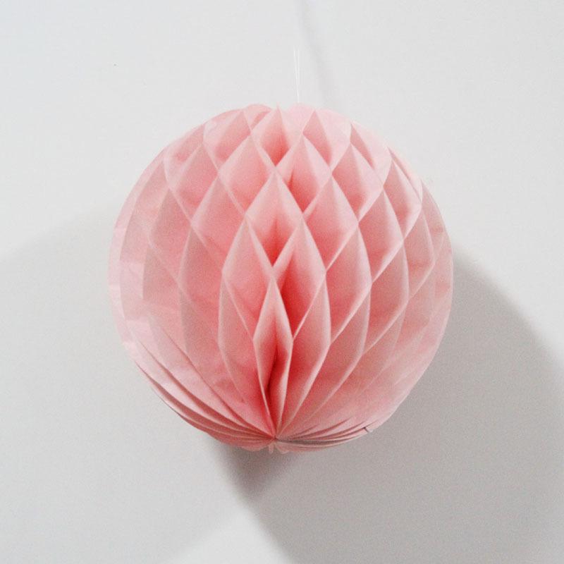 1pc10/15/20/25/30cm Decorative Paper Honeycomb Ball Pastel Flower Wedding Kid Birthday Party Decoration Baby Shower Supplies