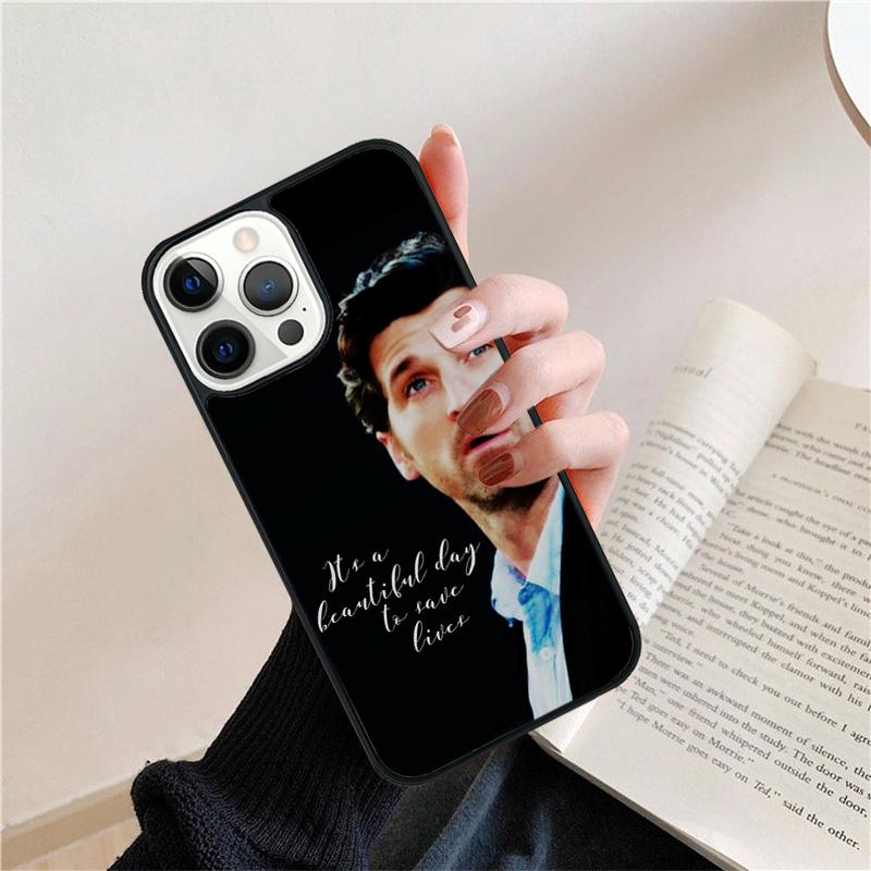 Derek Shepard Grey Anatomy Mobile Phone Cases Cover For iPhone 17 Air 16 15 14 12 13 11 Pro MAX apple Plus SE2020 Coque