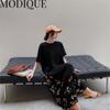 MODIQUE Vară Plus Size Cămașă Rochie Nouă Femei Lejer mozaic Bumbac In Rochie Florală Solid Casual Rochii Femei Gâtul O