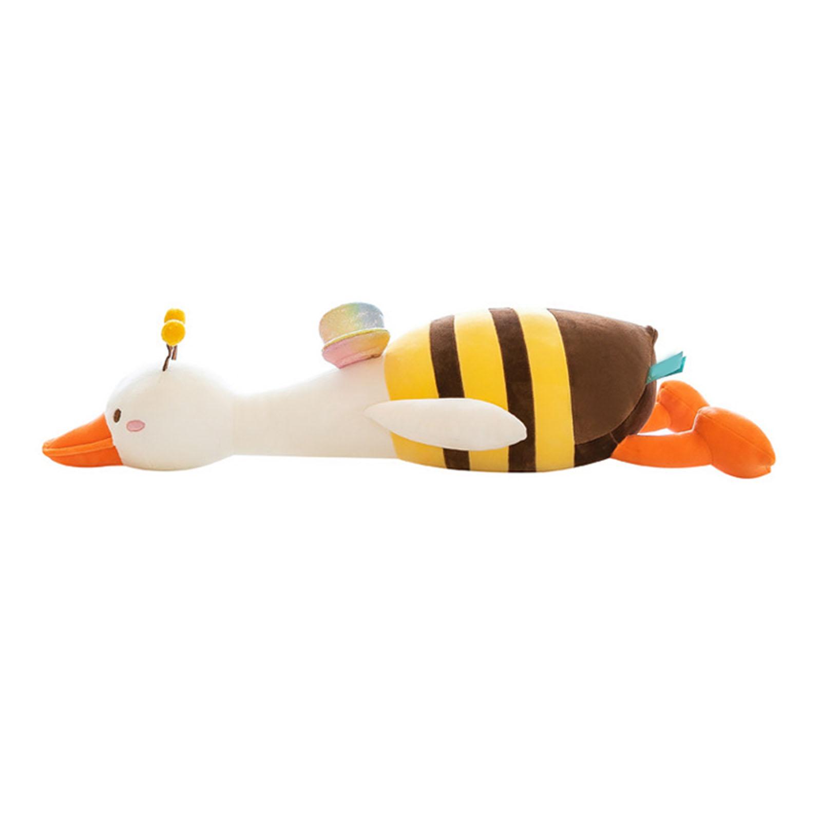Bee Plush Toy Honeybee   Hugging Pillow Cute Stuffed Animal Hugging Plush Pillow