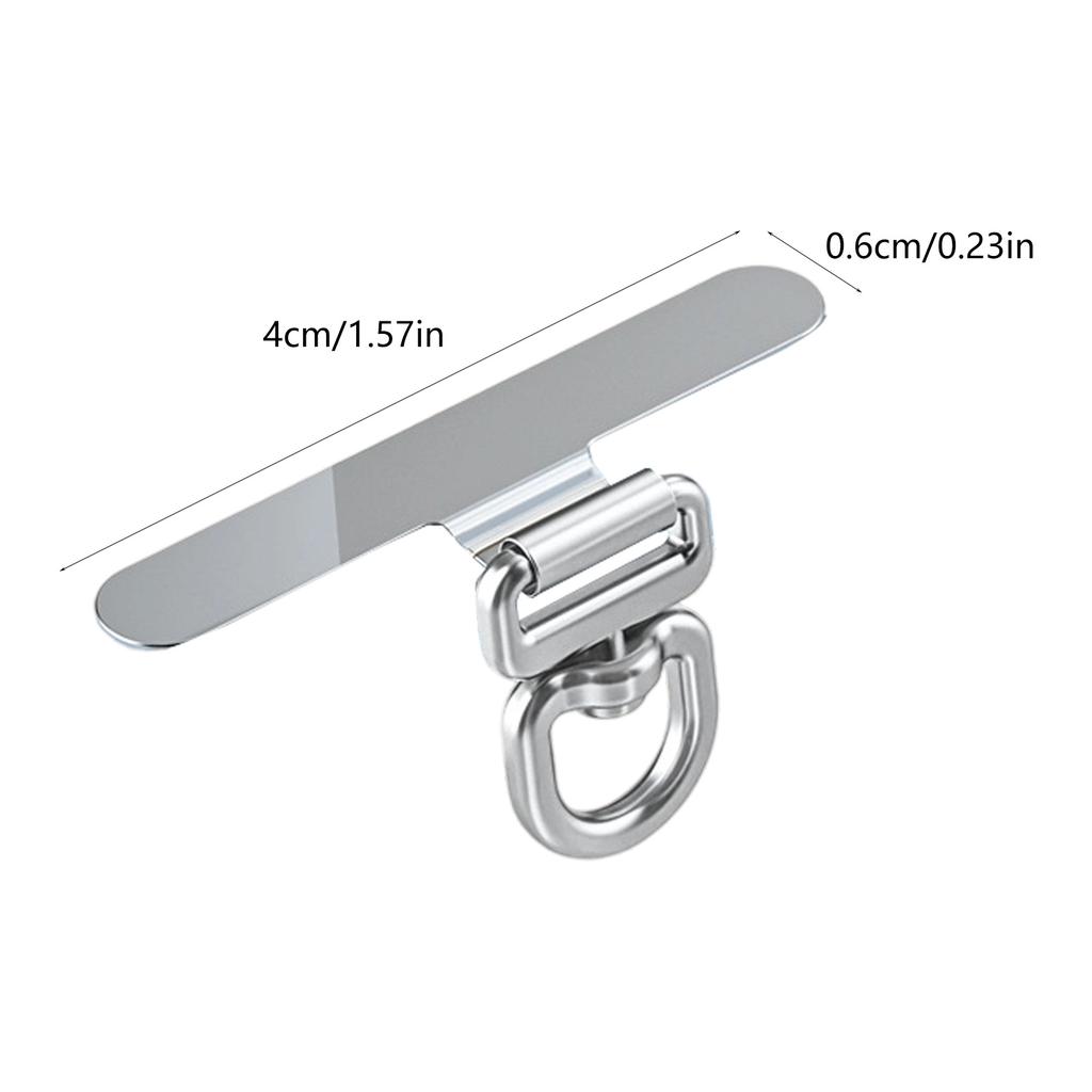 Stainless Steel Connecting Hanging Patches Strap Fixed Gaskets Phone Tether Tab Thin Universal Phone Lanyard Clip