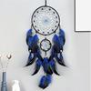 Handmade Glowing In Dark Dreamcatchers Wall Decorations Feathered Tassels Wall Hanging Wind Chimes Decors for Bedroom