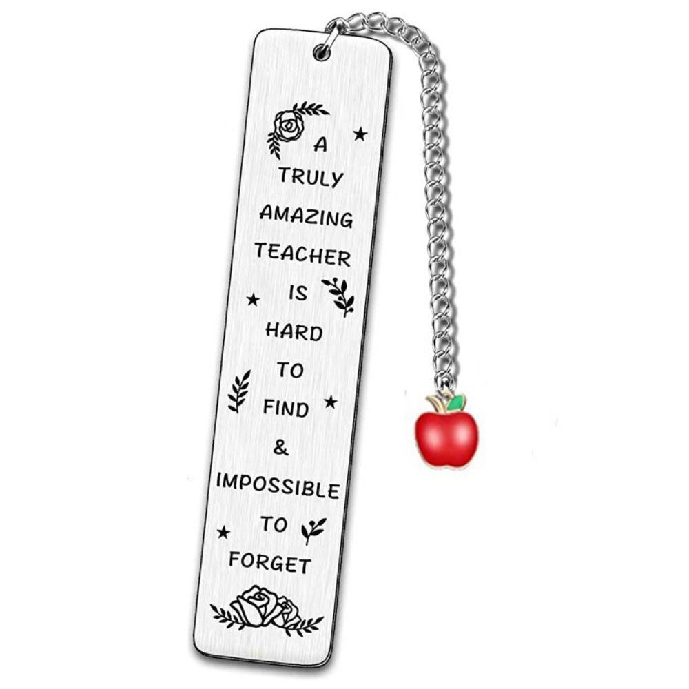 Bookmarks With Pendant Teaching Assistant Bookmarks Gifts for Teacher Assistant Nursery Bookmark