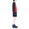 WE11DONE Fw22 Color Block Casual Pullover Sweatshirt Unisex Sweatshirt Red WD-TS1-22-860-U-RD
