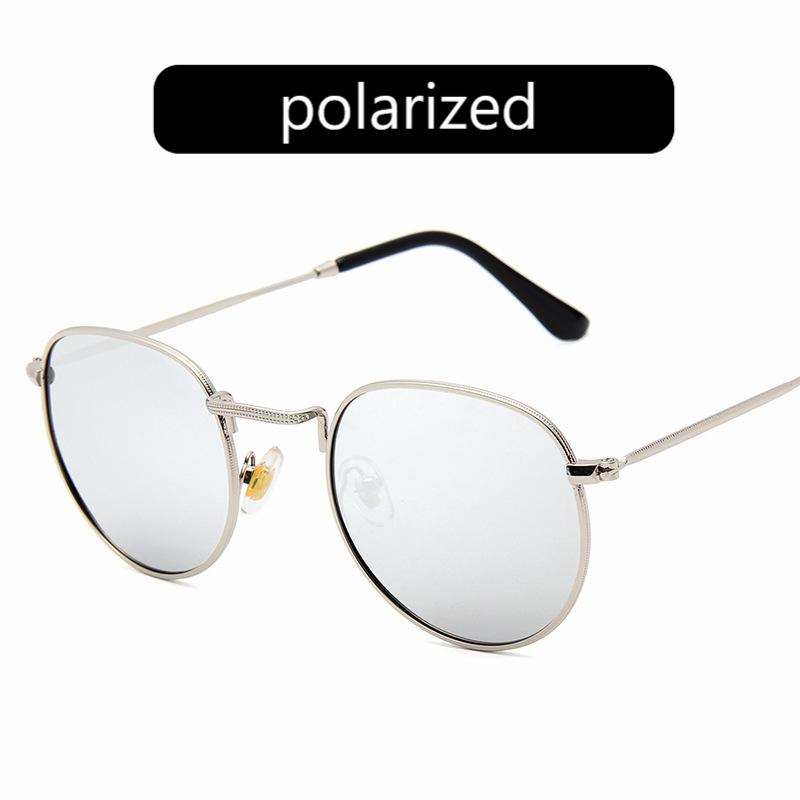Luxury Vintage Round Sunglasses Women Designer Fashion Mirror UV400 Sun Glasses For Lady Eyewear Female Brand