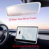Protector Trim Frame for Tesla Model 3 Y Juniper Screen Edge Frame Rearview Mirror Cover Center Console Protective Accessories