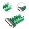 DB25 Buchse zu Klemmenblock Adapter 25-Pin Signalstecker Mit Isoliertem Sockel Für Sichere Elektrische Verbindung