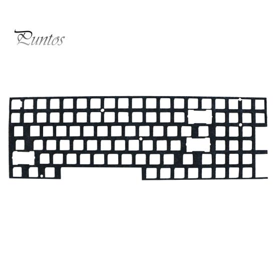 Cuscinetto in schiuma smorzante per tastiere silenziose, interruttori per tastiera, cuscinetto silenziatore per tastiera meccanica 60/84/87/96/104/660/980