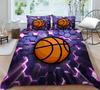 Basketball Duvet Cover King/Queen Size,sports Game Collections Bedding Set for Kids Teens Boys,athlete Bedroom Decor Quilt Cover
