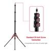 189cm/74.4in Adjustable Tripod Stand Video Light Stand Aluminum Alloy Material 3-section Adjustable 