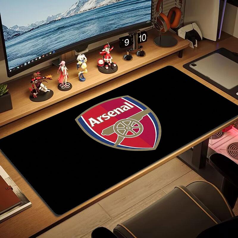 Arsenal F Large Size Mouse Pad Large Gaming Table Cushion Non-slip Laptop Tablet Big Mousepad XXL Mat Mini PC Playmat With Lock edge