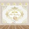 My First Holy Communion fabric background God bless baptism Baptism Crucifix chalice gold sequins photography Studio props4945