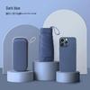 Five-Fold UV Protection Compact Sun and Rain Umbrella, Black Glue Coating.