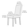 Soft Jacquard Soild Colour Chair Slipcovers Elastic Dustproof Cover Sets For Living Room Room Hotel Office Home Chairs Machine Washable Removable