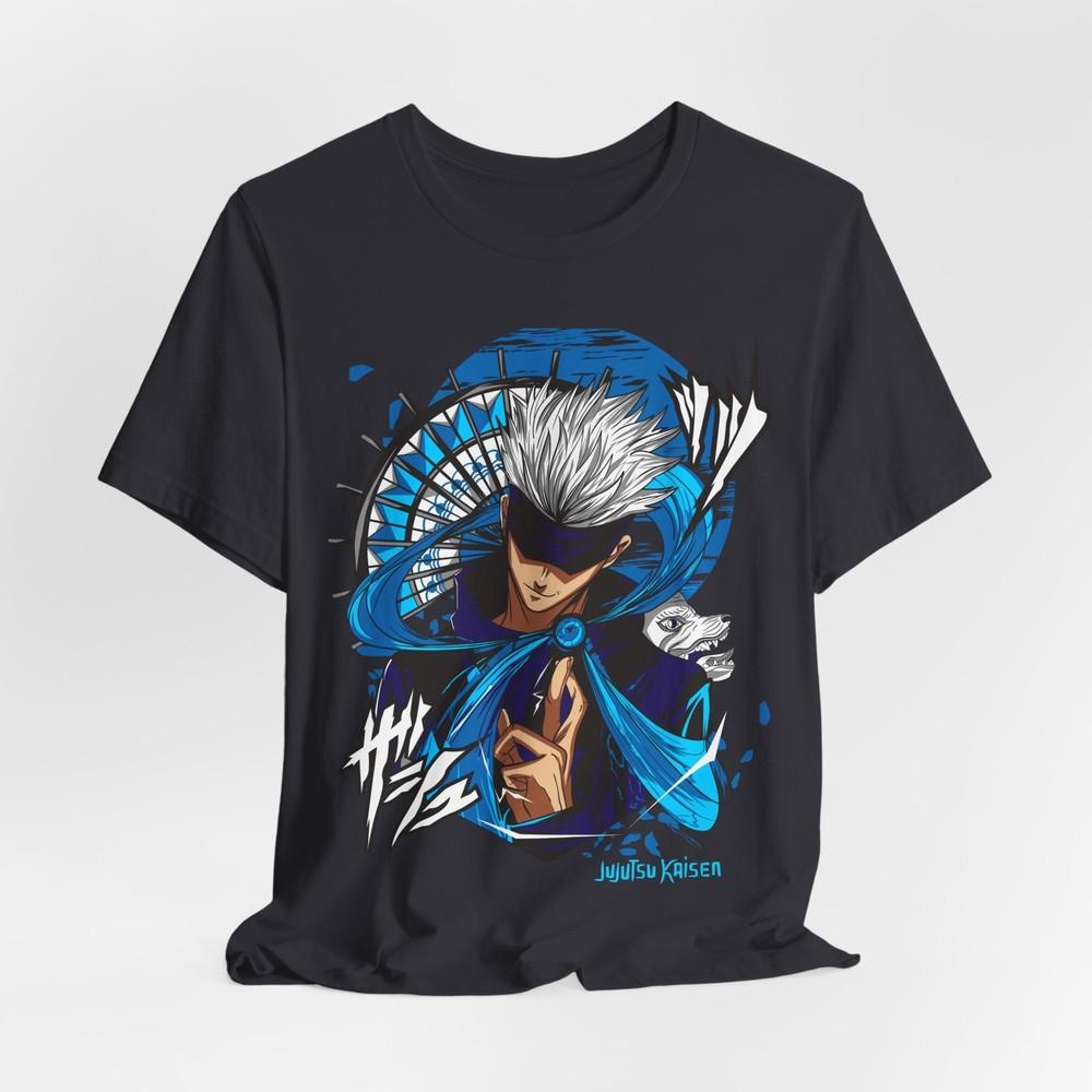 Satoru Gojo Anime Graphic Tee - Unisex Shirt, Unisexga Character Top, Japanese XL