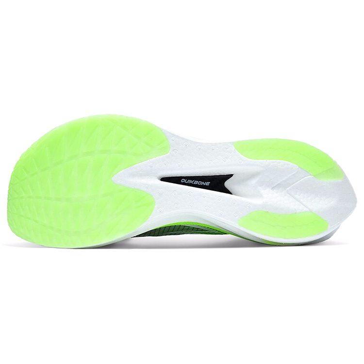361 Feiran 1 Slip Resistant Abrasion Resistant Low Top Running Shoes Men's White Green 672122210F-2
