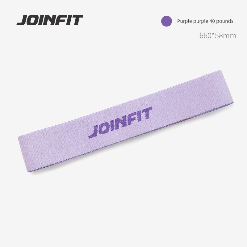 

Joinfit Hip Exercise Band Elastic Band Fitness Female Squat Resistance Band Strength Training Hip Leg Yoga Elastic Force Circle Rose Purple [40 lbs] Advanced Body Shaping