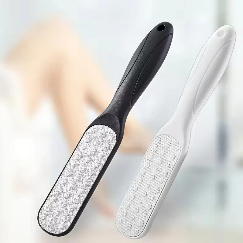 1pc Stainless Steel Foot File Double-Sided Foot Rasp Callus Remover Professional Pedicure Tools Foot Scrubber Dead Skin Remover