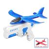 Children's Outdoor Three In One Foam Soft Elastic Toy Gun, Hand Thrown Ejection Aircraft Suit, Foam Aircraft Color Random