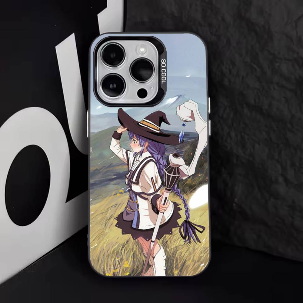 Anime M-Mushoku T-Tensei Phone Case For iPhone 17,16,15,14,13,12,11,Pro,Max,Plus,E,Air,Mini Black Tpu Cover