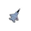 Metal Fighter Jet Lapel Pins Creative Cartoon Metal Badges Aviation Element Badge Bag Clothing Accessories