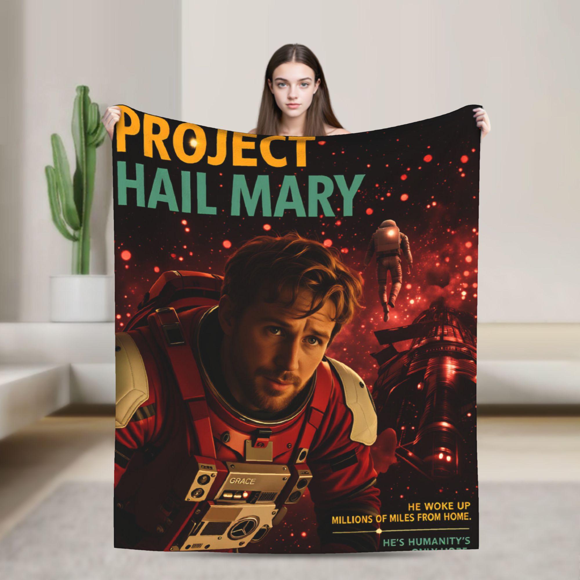 

Soft Cozy Blanket Travel The Puppet Show Film Poster Vintage Series Project Hail Mary Throw Blanket Bedspread For Home Decor 80x120cm