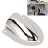 4.7x3.9x1.4in Marine Wire Cable Vent Cover 316 Stainless Steel Polished Finish Clamshell Vent Cover for Yacht Speedboat Sailboat