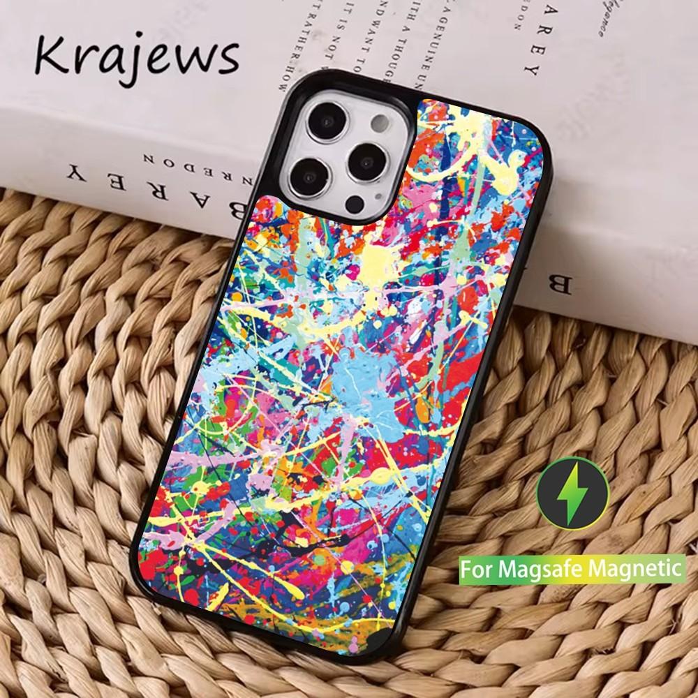 Cool Thing Graffiti Art Phone Case For iPhone 16,15,14,13,12,11,Pro,Max,Plus,Mini, Magsafe,Magnetic Wireless Charging Case