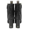 Louis Vuitton Ausgezeichneter Zustand Wildleder LV Donnaline klobige Absatzstiefel, Damen, schwarz, Größe 36, LW2403 Schuhe 36 schwarzBenutzt