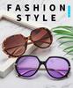 Chic Oversized Sunglasses with UV Protection – Trendy High-End Street Style