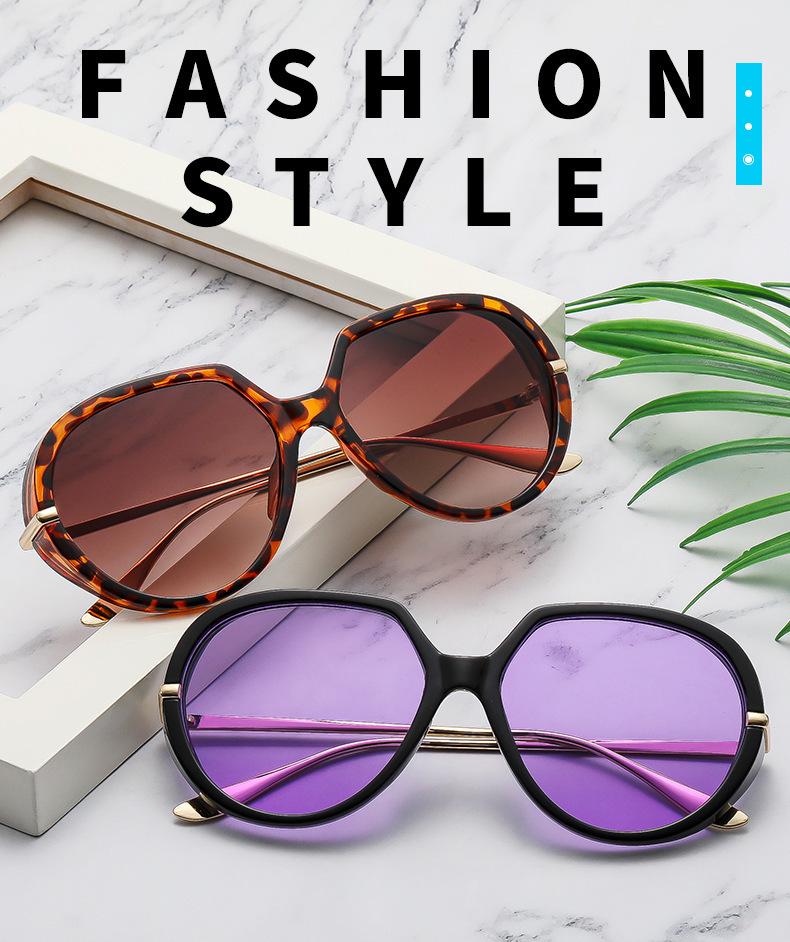 Chic Oversized Sunglasses with UV Protection – Trendy High-End Street Style