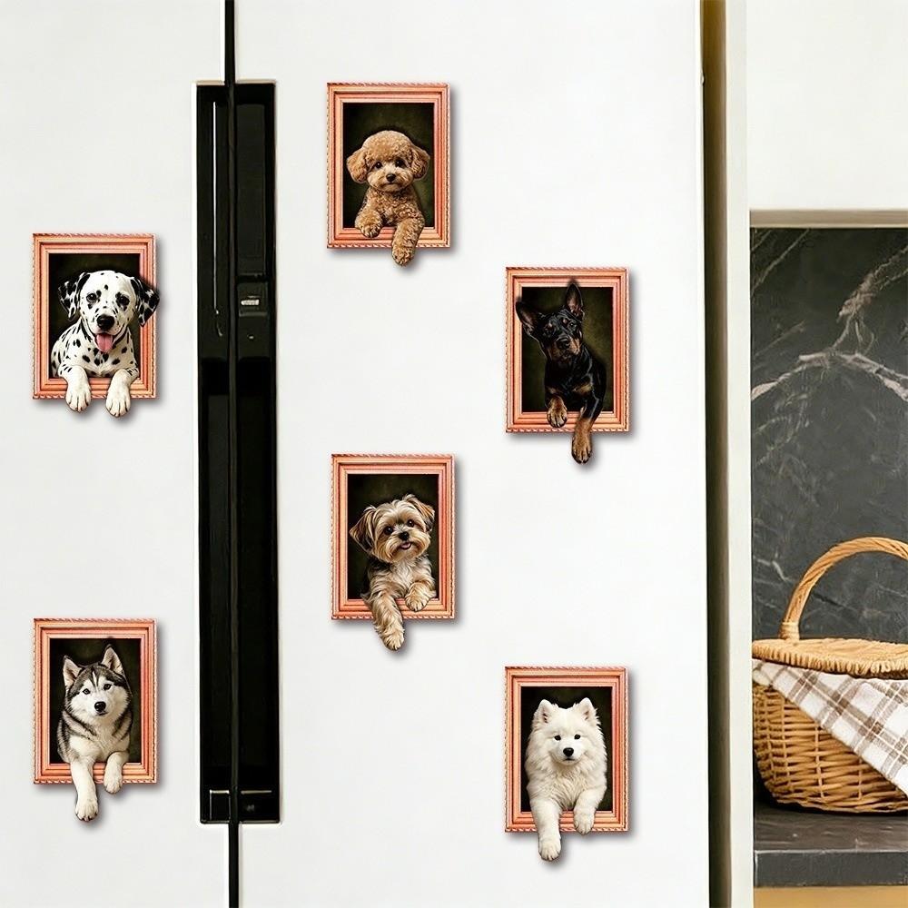 3D Cartoon Animal Magnetic Photo Frame Framed Picture Style Wooden Magnet  Office Board