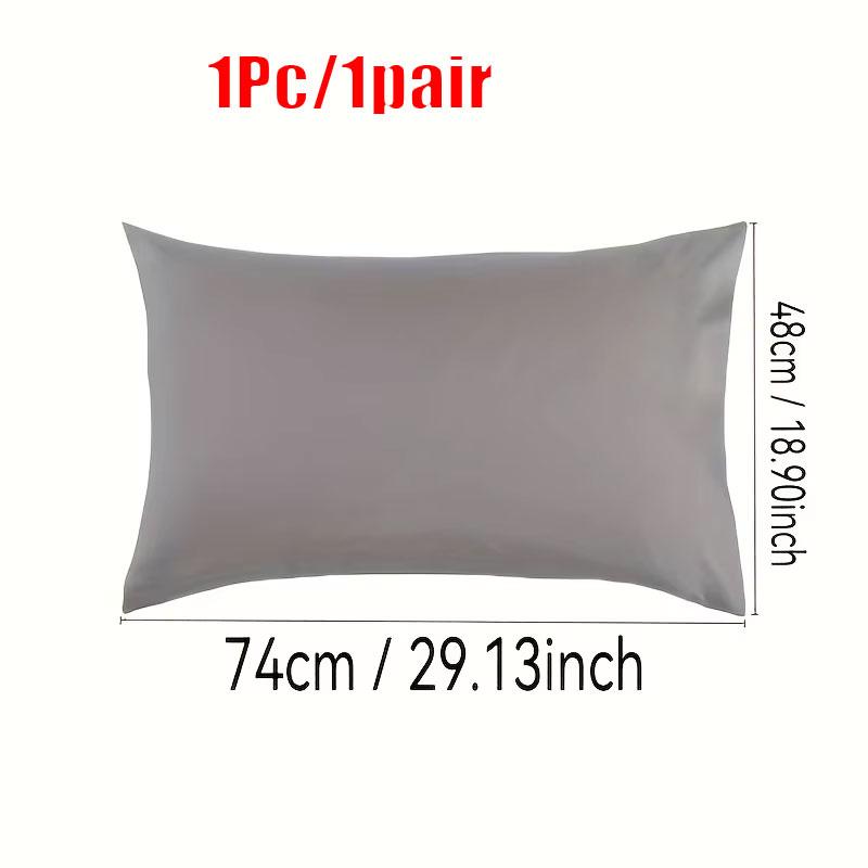 100 Percent Cotton Brushed Twill Pillowcase Envelope Closure Soft Cozy Bed Pillow Cover 48x74cm