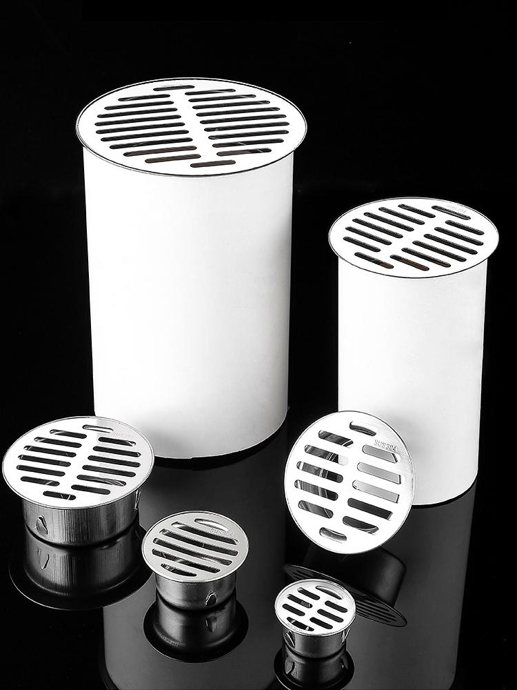 Stainless steel floor drain, 7.5/11/16 cm diameter circular floor drain, suitable for bathroom bathroom kitchen balcony floor