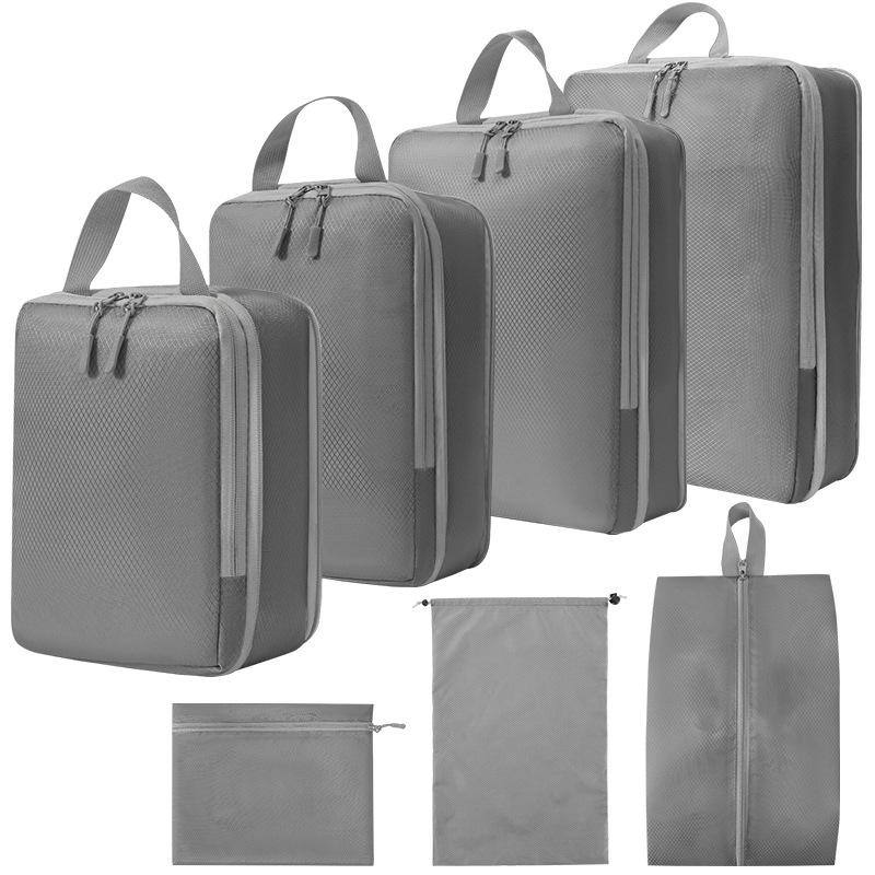 Compression Travel Storage Set: Washable Organizer for Cosmetics, Shoes, and Clothes