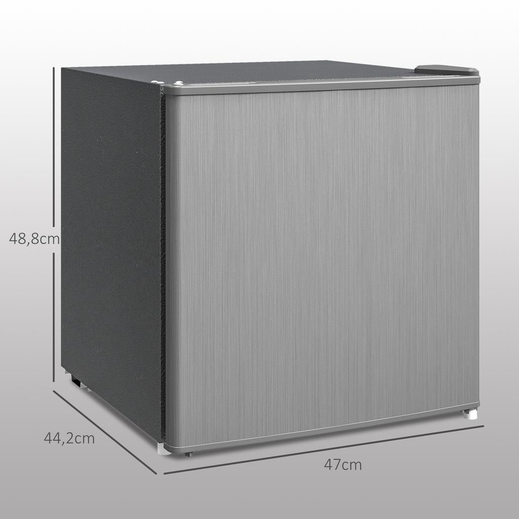 Mini Congelatore 35 L Scatola Congelatore Elettrica Autoportante 161W Mini Congelatore a Cofano 47 x 44,2 x 48,8 cm Grigio