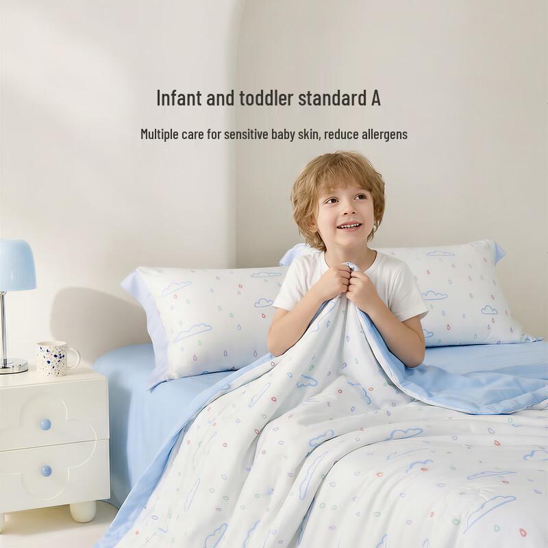 Luolai Kids Washable Mulberry Silk Summer Quilt
