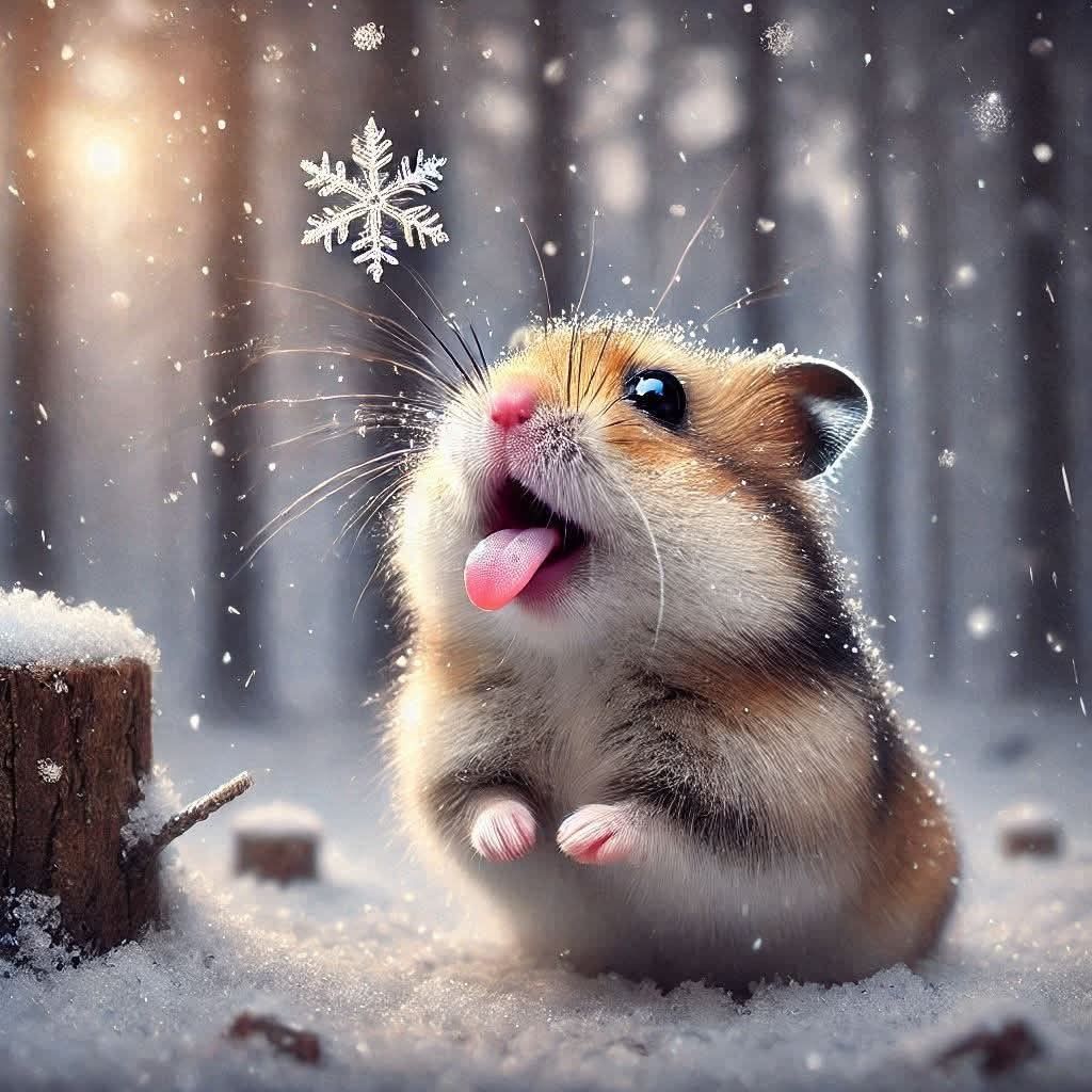 5D DIY Diamond Painting Cute Rabbit in Snow Crystal Canvas Art Full Round Diamond Embroidery Kits Picture Home Decoration