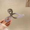 Fermagli a forma di granchio in acrilico per donne, fermagli trasparenti a forma di squalo, fermagli a forma di forbici, fermagli per capelli, accessori per acconciature da bambina