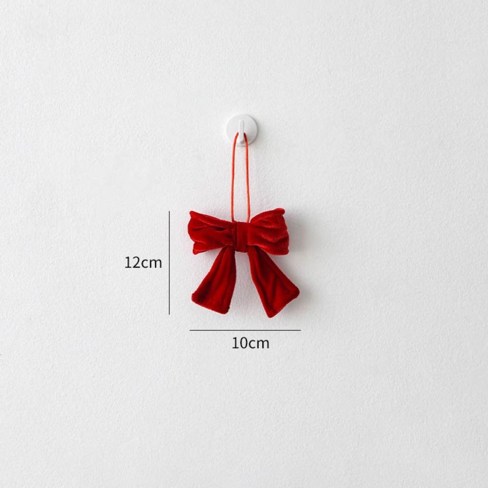 

Flannelette Bowknot Pendant deformable Christmas Tree Decorations Party Supplies S