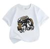 Kids Boys Girls 100% Cotton Crew Neck Short Sleeve T-Shirt, Cool Off-Road Monster Truck Printed Casual Tees, Soft Breathable Summer Tops for Outdoor D