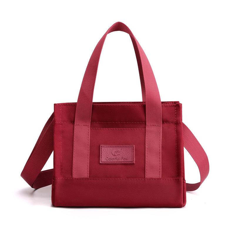 Waterproof nylon women's bag shopping portable versatile shoulder bag fashionable simple personalized messenger bag