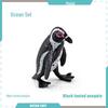 Marine Animal Model Set: Shark, Turtle, Dolphin, Whale, Penguin, Crab, and Seabed Creatures