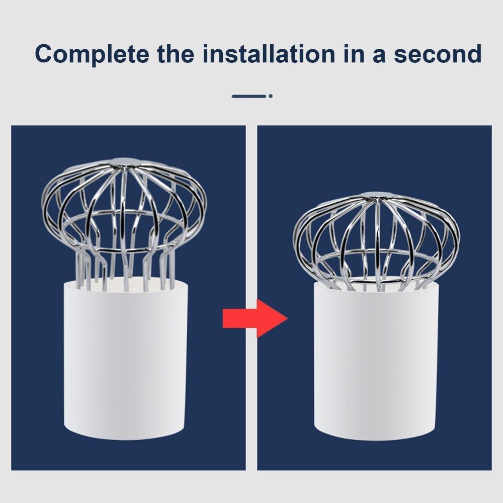 304 Stainless Steel Gutter Guard Strainer Round Line Cap Floor Drain Net Pipe Protector  Yard
